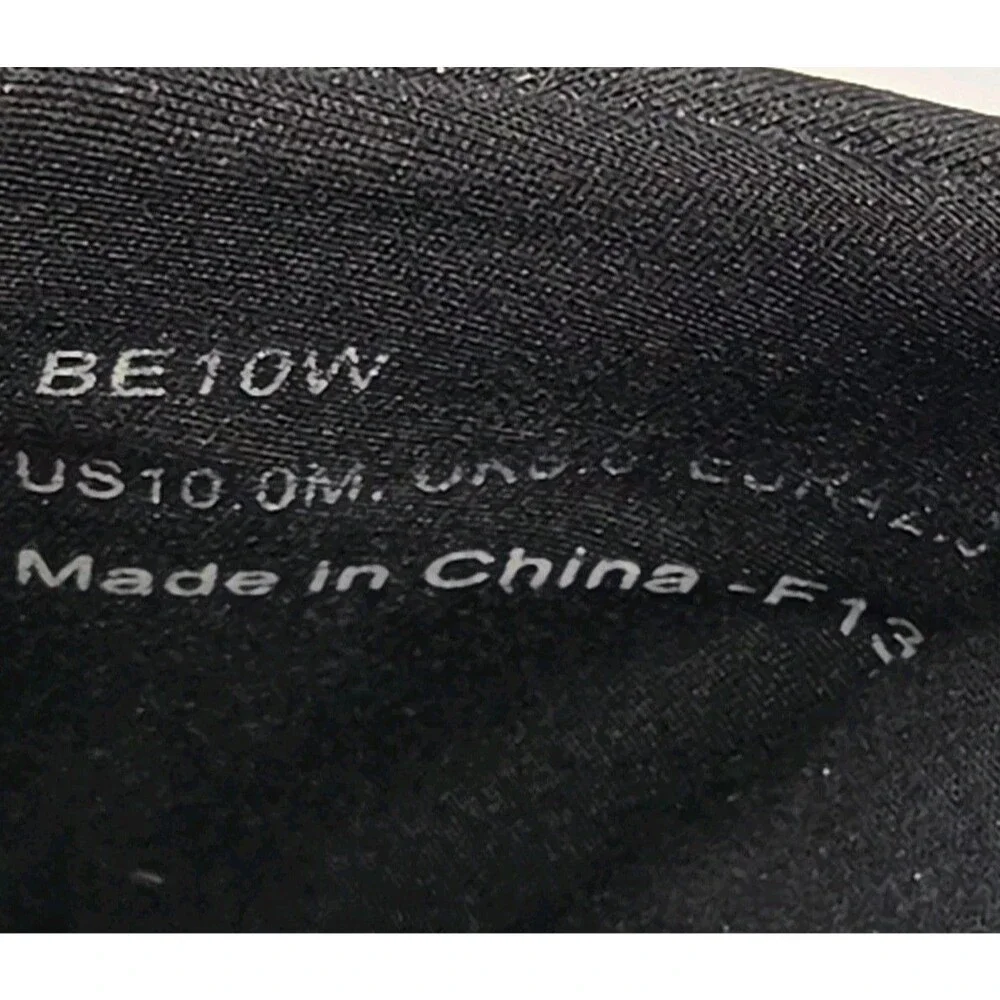 Aetrex Berries Shoe Clog Mule Women Sz 10 Black Fabric Slip-On Comfort